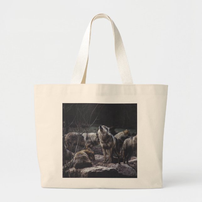 Wolf Pack Jumbo Stoffbeutel (Vorne)