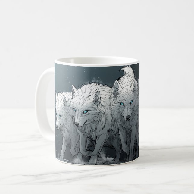Wolf Pack Kaffeetasse (Vorderseite Links)