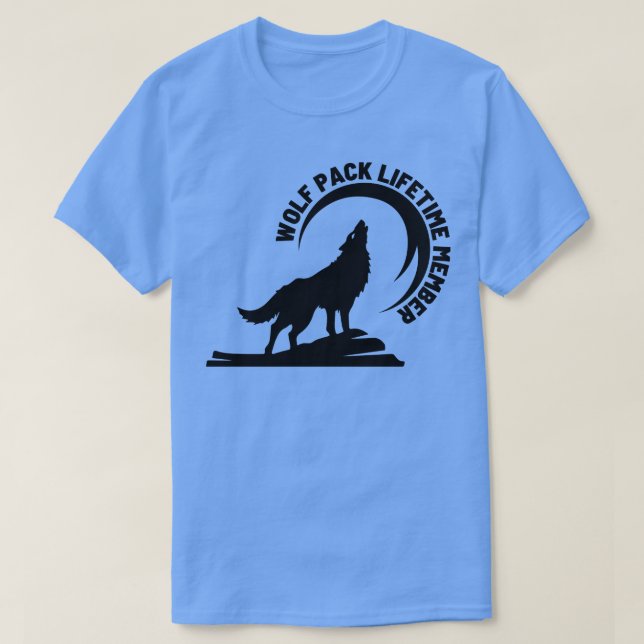 Wolf Pack Lifetime-Mitgliedschaft 1 T-Shirt (Design vorne)
