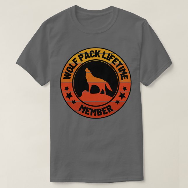 Wolf Pack Lifetime-Mitgliedschaft 39 T-Shirt (Design vorne)