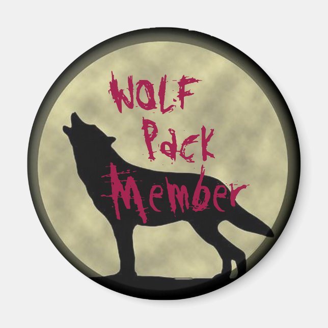 Wolf Pack Member Magnet (Vorne)