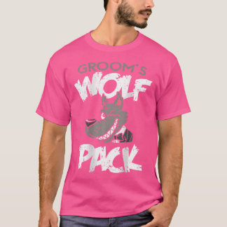 Wolf Pack-Mitglied der Bachelor-Partei T-Shirt