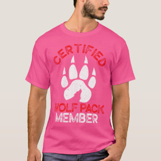 Wolf Pack-Mitglied Wolf Lover Wildlife Ani T-Shirt