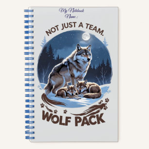 Wolf Pack - Nicht nur ein Team, eine Familie unter Notizbuch