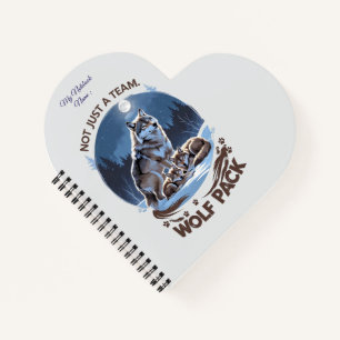 Wolf Pack - Nicht nur ein Team, eine Familie unter Notizbuch