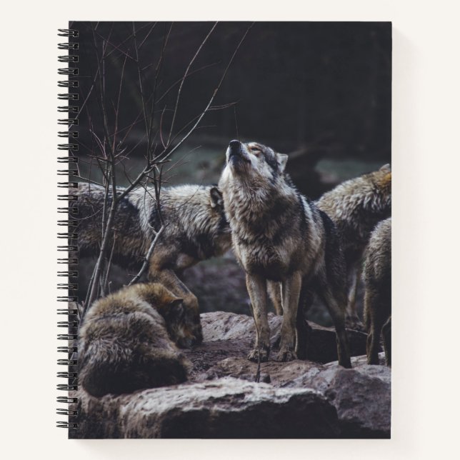 Wolf Pack Notizbuch (Vorderseite)