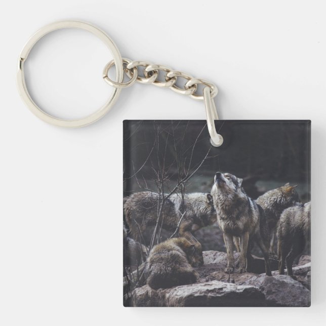 Wolf Pack Schlüsselanhänger (Vorderseite)
