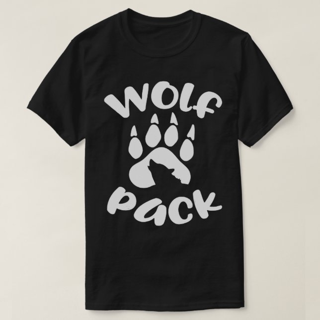 Wolf Pack Shirt, Wolf Tshirt , Familienmatching Sh (Design vorne)