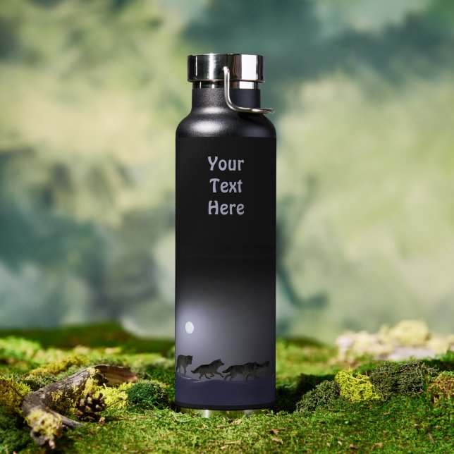 Wolf Pack Trinkflasche (Außenbereich (gedreht))