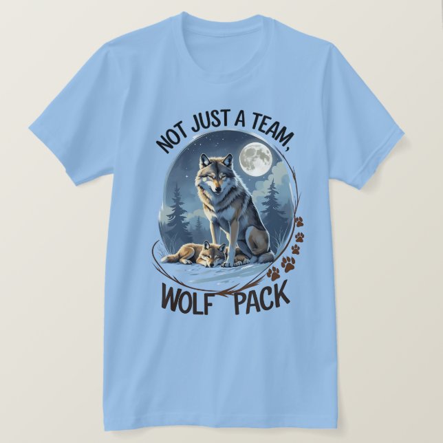 Wolf Pack - Vereint durch Natur T-Shirt (Design vorne)