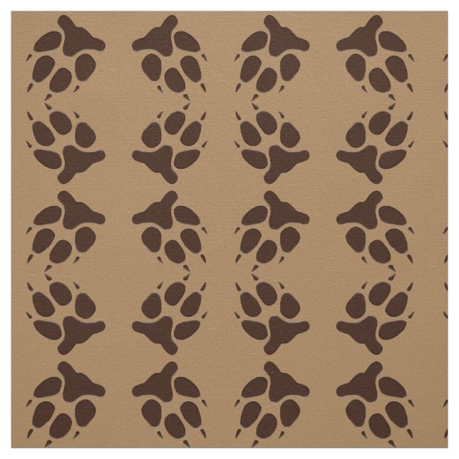 Wolf Paw Print Fabric Stoff (Muster)