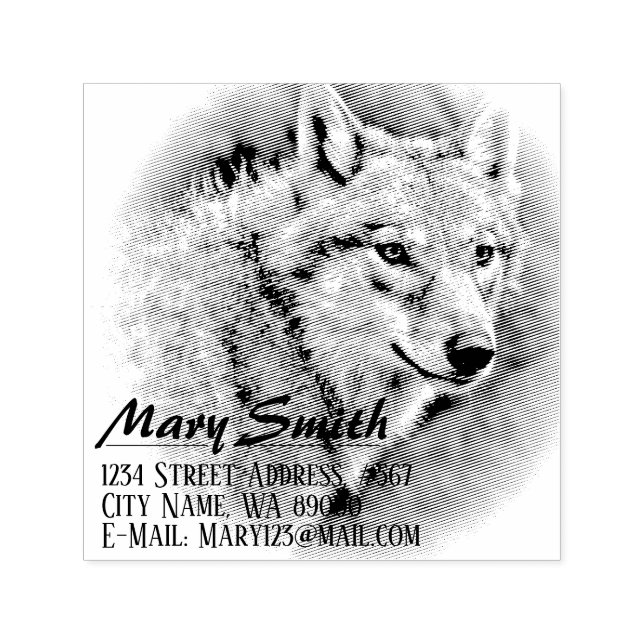 Wolf Permastempel (Design)