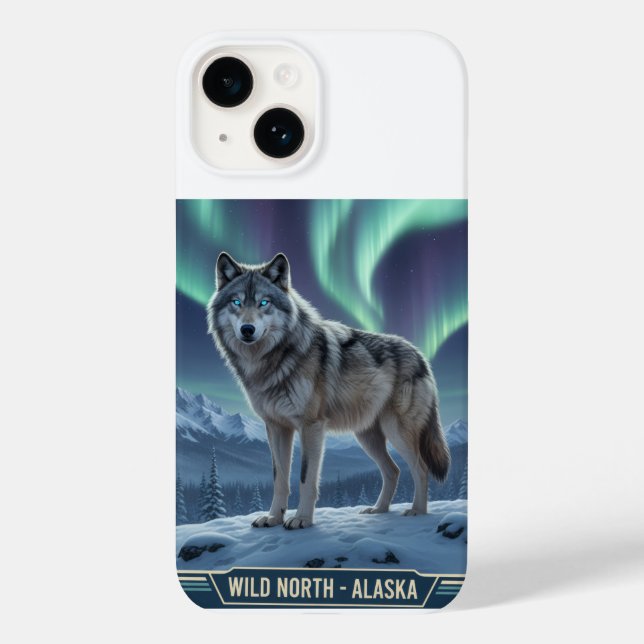 Wolf Phone Case 🐺 🌌 | ❄️ (Rückseite)