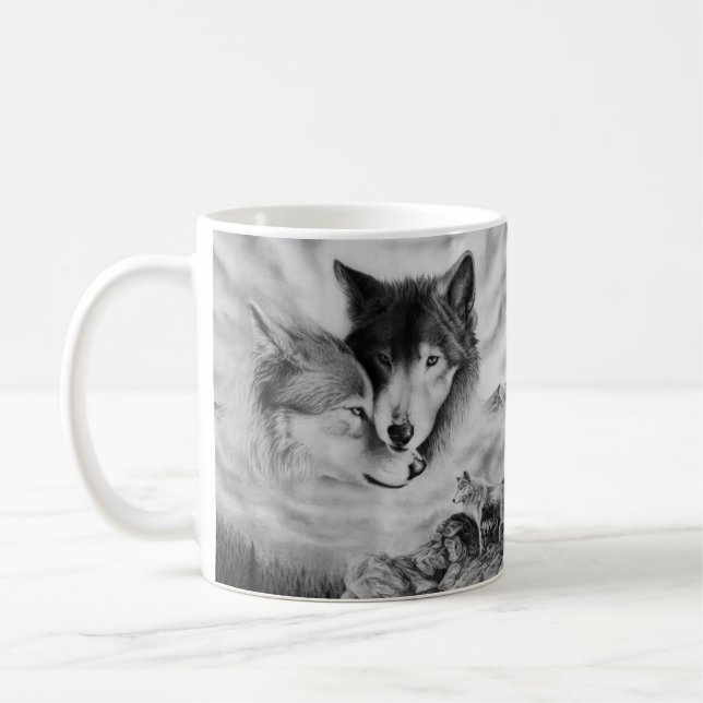 Wolf pic 3, Tasse Wolf pic 3 (Links)