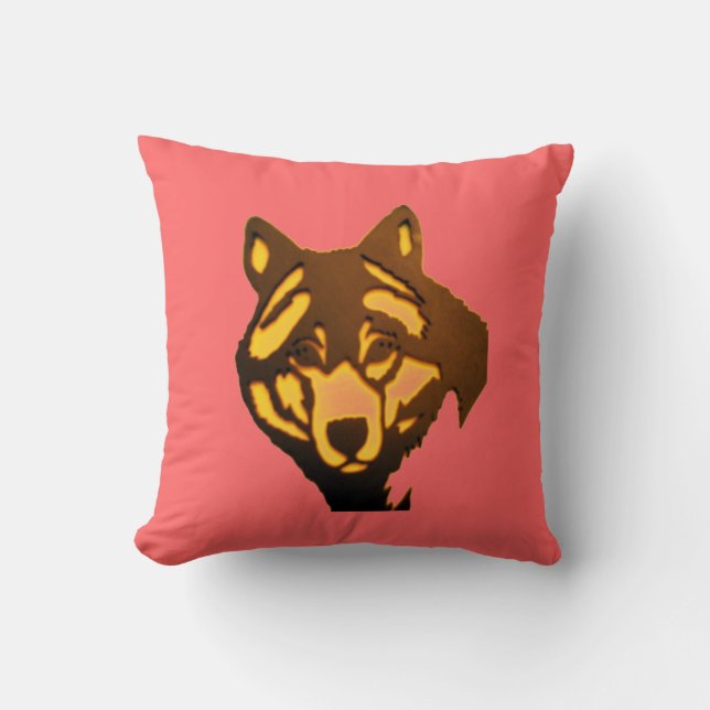 Wolf Pillow Kissen (Vorderseite)