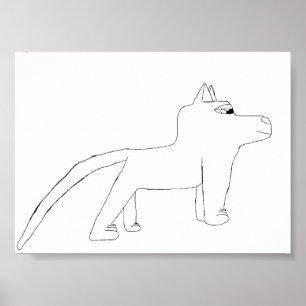 Wolf-Plakat Poster