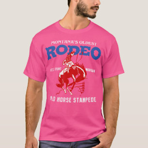Wolf Point Montana Wild Horse Stampede Rodeo T-Shirt
