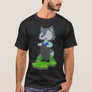 Wolf Poker Pokerkarten Kartenspiel T-Shirt