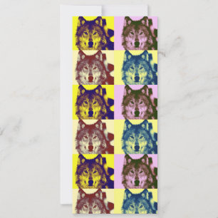 Wolf Portrait Einladung