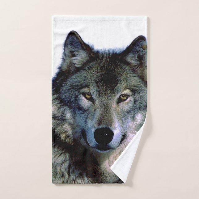 Wolf Portrait Handtuch (Handtuch)
