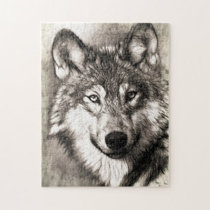 Wolf-Portrait Puzzle