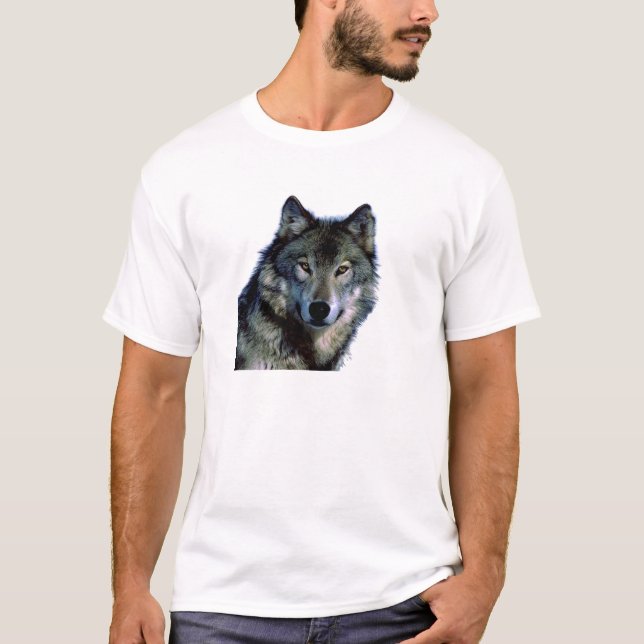 Wolf Portrait T-Shirt (Vorderseite)
