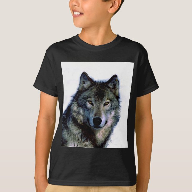 Wolf Portrait T-Shirt (Vorderseite)