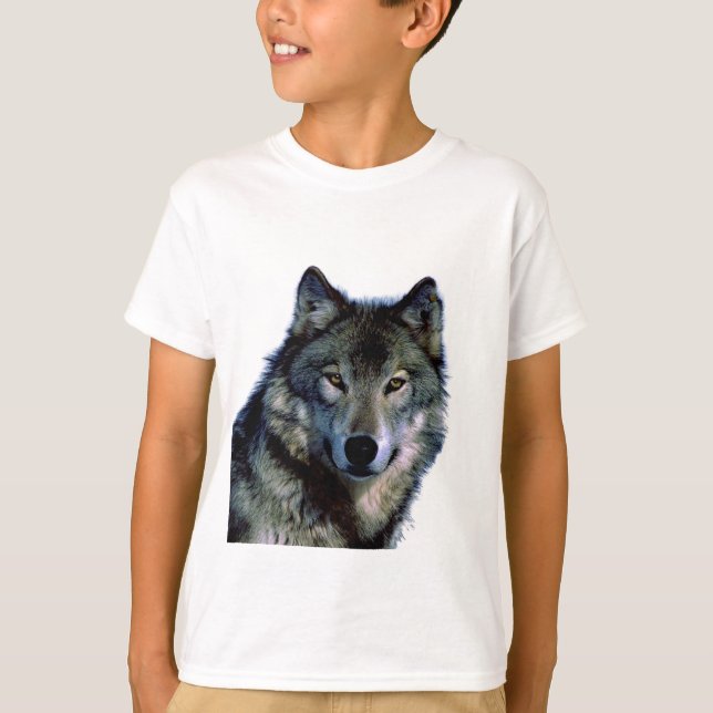 Wolf Portrait T-Shirt (Vorderseite)