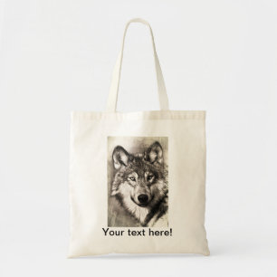 Wolf-Portrait Tragetasche