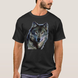 Wolf-Porträt-T-Shirts T-Shirt
