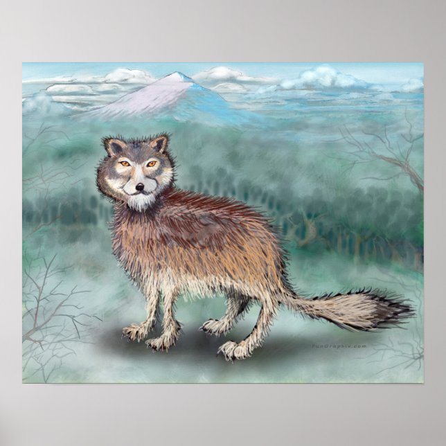 Wolf Poster (Vorne)