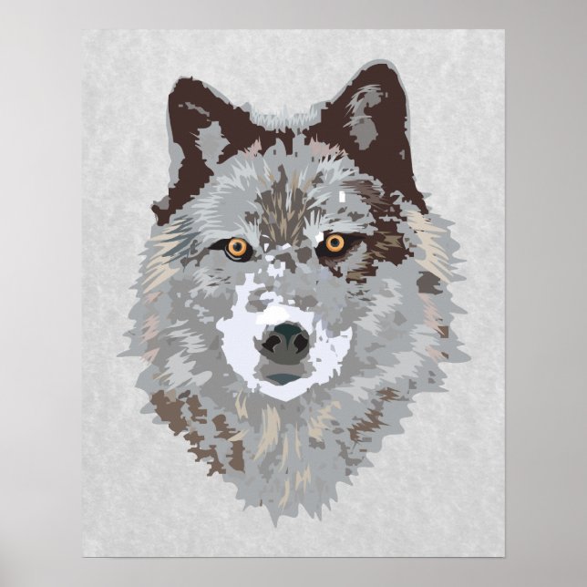 Wolf Poster (Vorne)