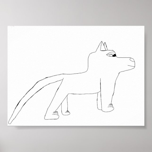 Wolf Poster (Vorne)