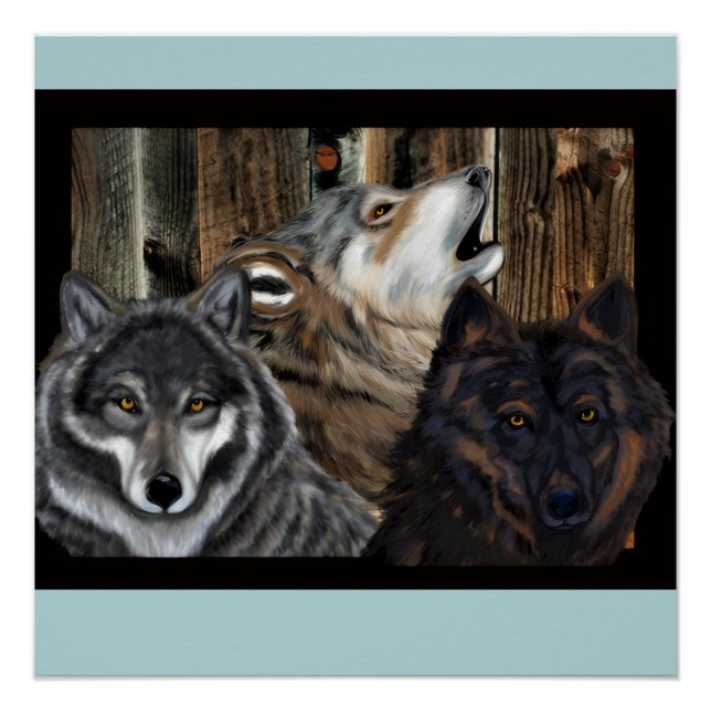 WOLF POSTER (Vorderseite)
