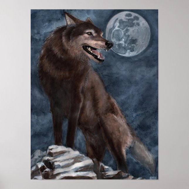 Wolf Poster (Vorne)