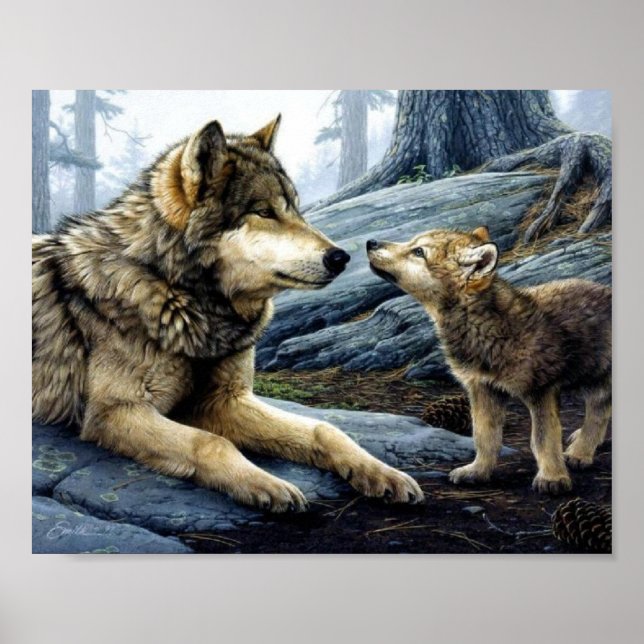 Wolf Poster (Vorne)