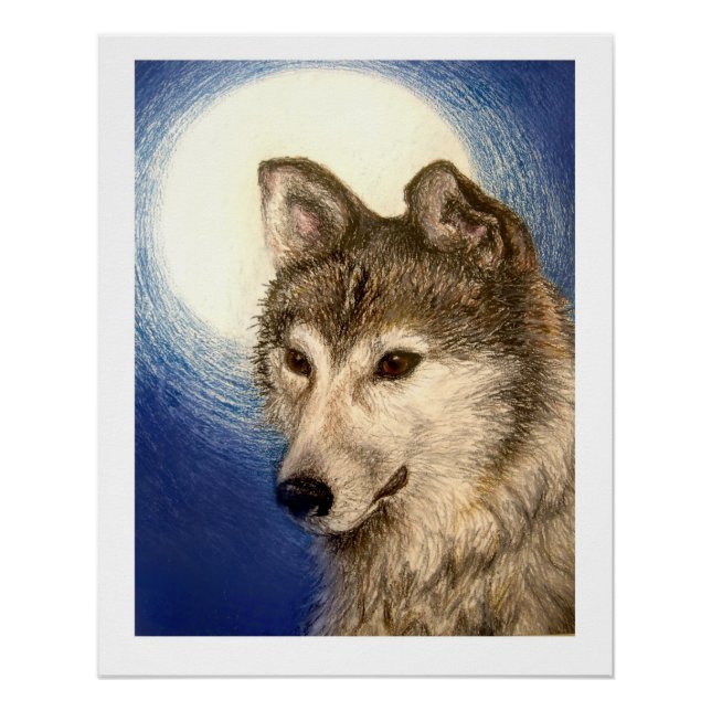 Wolf-Poster Poster (Vorderseite)