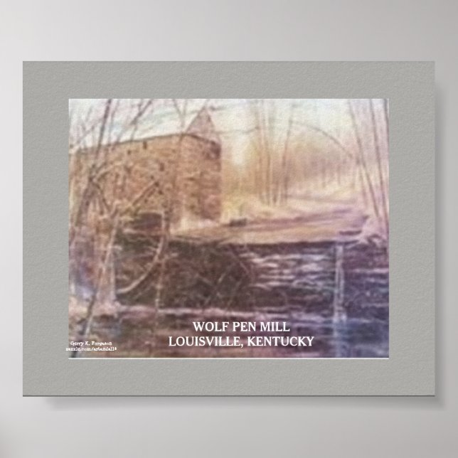 WOLF PRN MILL DRUCKEN POSTER (Vorne)