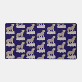 Wolf Pup Howling Schreibtischunterlage