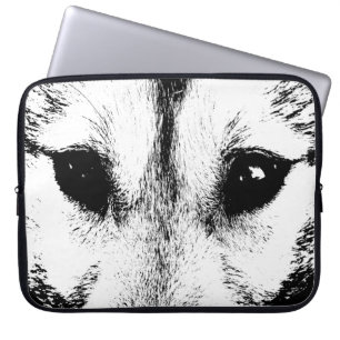 Wolf Pup Laptop Case SiberianWolf Pup Eyes Geschen
