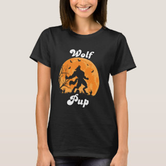 Wolf Pup Matching Tribe Wolves Moon Kids Baby Show T-Shirt
