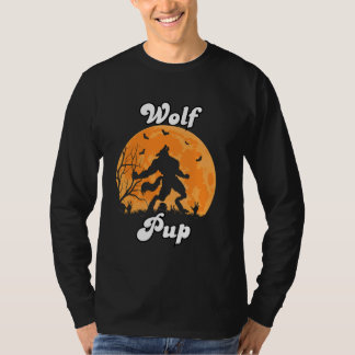 Wolf Pup Matching Tribe Wolves Moon Kids Baby Show T-Shirt