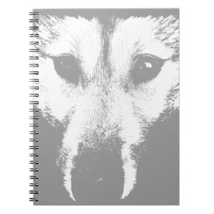 Wolf Pup Notebook Siberian Husky Pup Journal Book Notizblock
