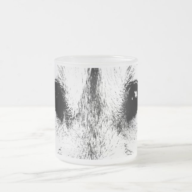 Wolf Pup Tasse Kaffee Cup Cool Husky Wolf Cup (Mittel)