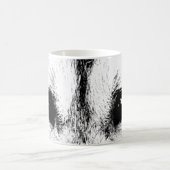 Wolf Pup Tasse Kaffee Cup Cool Husky Wolf Cup (Mittel)