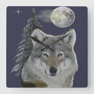 Wolf Quadratische Wanduhr