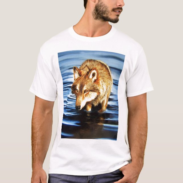 WOLF-REFLEXION T-Shirt (Vorderseite)