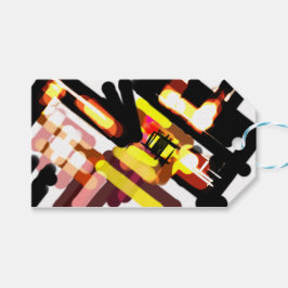 Wolf rennt Nacht Geschenkanhänger