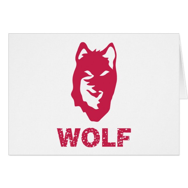 Wolf (rot) (Vorderseite (Horizontal))