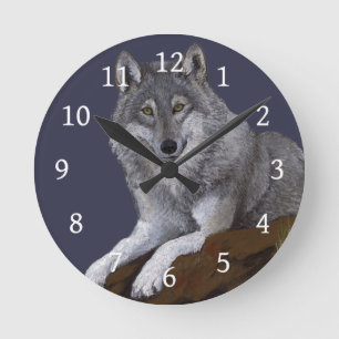 Wolf Runde Wanduhr
